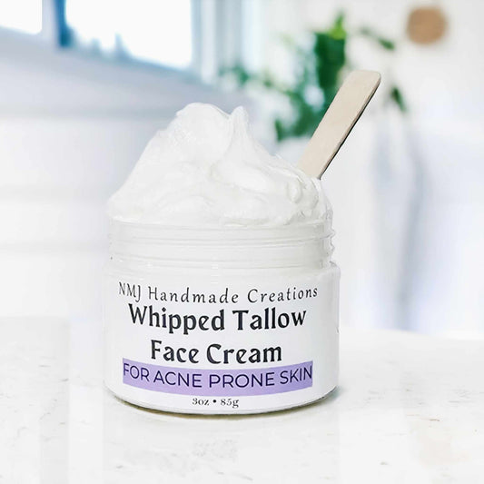 Whipped Tallow Face Cream For Acne Prone Skin
