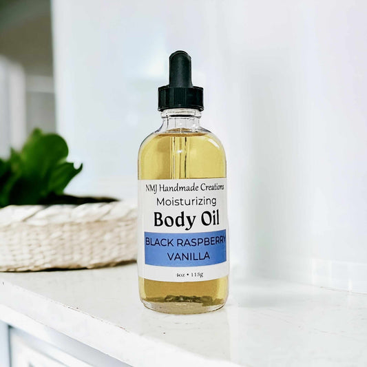 Black Raspberry Vanilla, Body Oil or Massage Oil - 4 oz