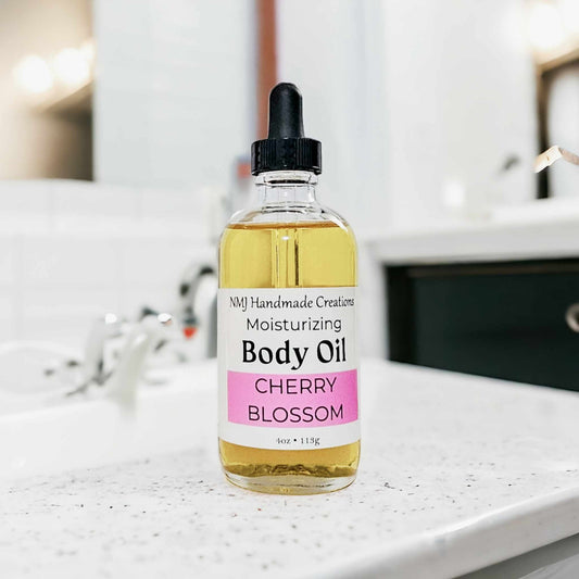 Cherry Blossom Body Oil or Massage Oil - 4 oz