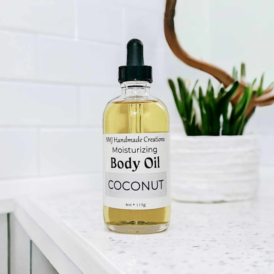 Coconut Body Oil Or Massage Oil - 4 oz