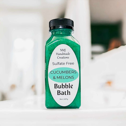 Cucumber Melon Bubble Bath - Sulfate Free Formula