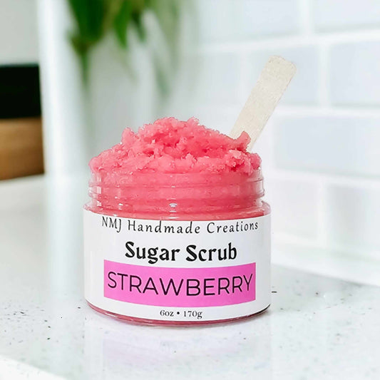 Strawberry Sugar Scrub - 6 oz