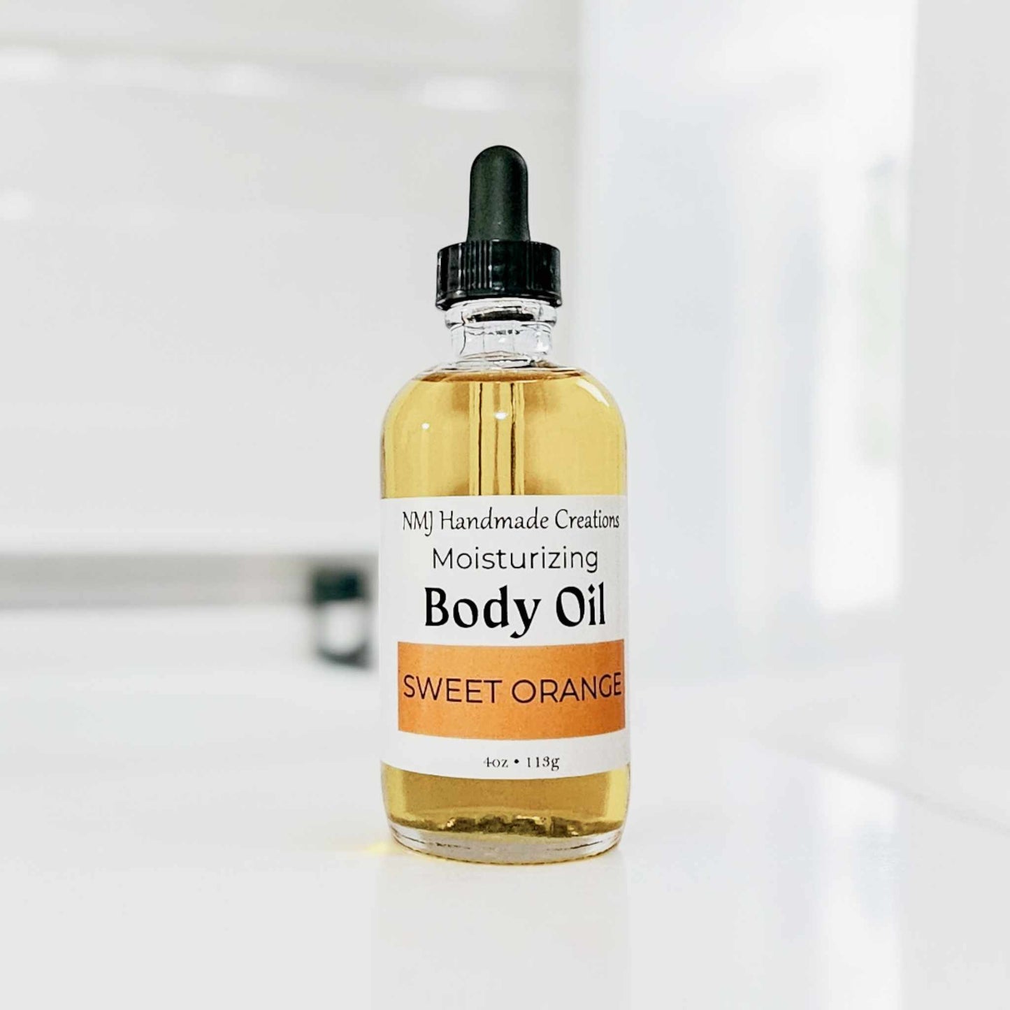 Sweet Orange Body Oil or Massage Oil - 4 oz