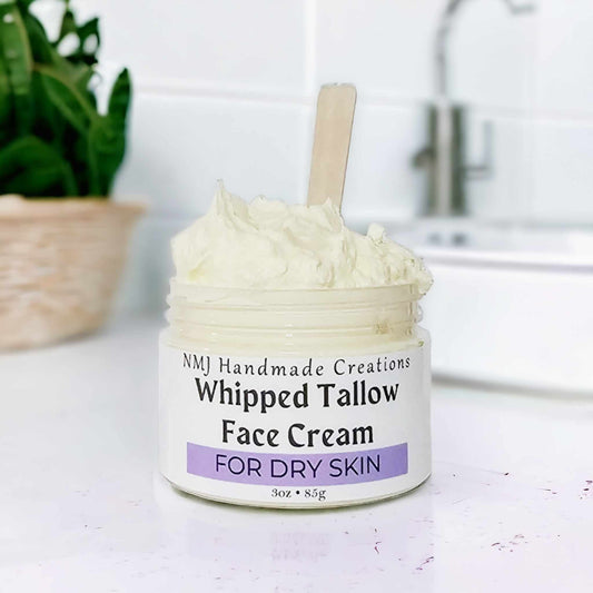 Whipped Tallow Face Cream For Dry Skin