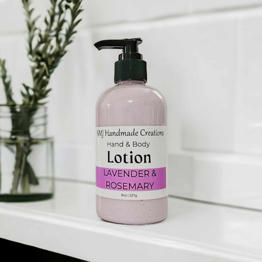 Lavender & Rosemary Hand and Body Lotion - 8 oz