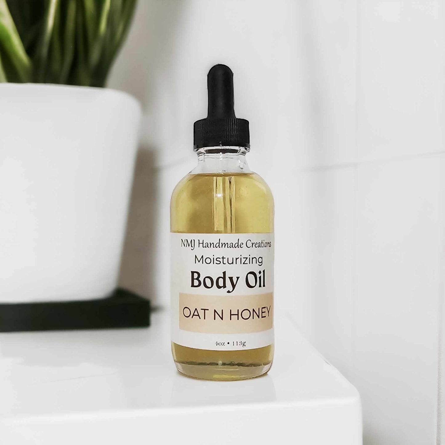 Oat & Honey Body Oil or Massage Oil - 4 oz