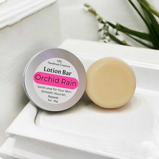 Orchid Rain Solid Body Lotion Bar, Lotion bars In Tins Available