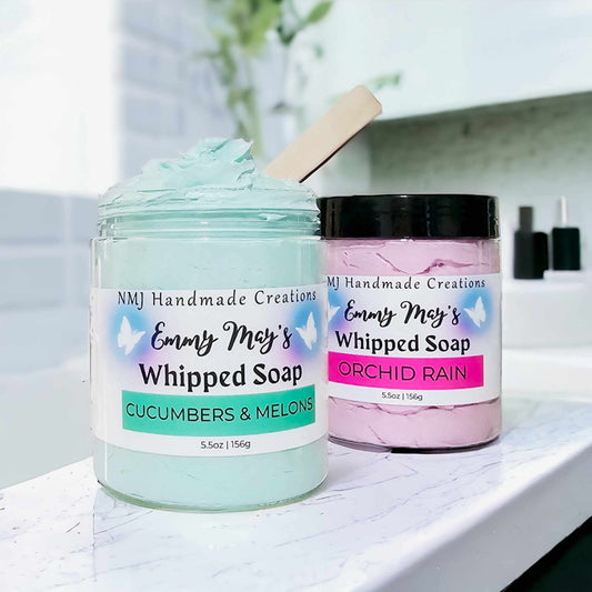Whipped Soap, 5.5 oz, Customizable scent,