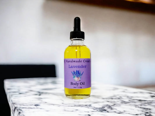 Lavender Body Oil or Massage Oil - 4 oz