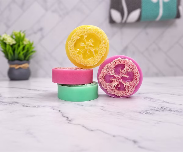 Exfoliating Loofah Soap Bar