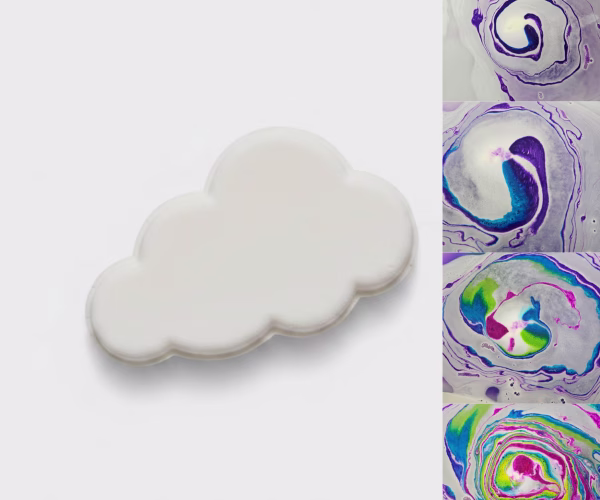 Cloud Bath Bomb - Hidden Colors