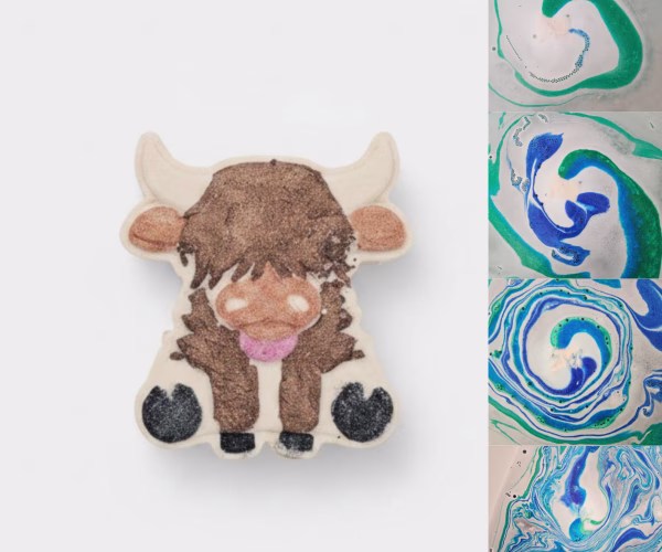 Highland Cow Bath Bomb - Hidden Colors