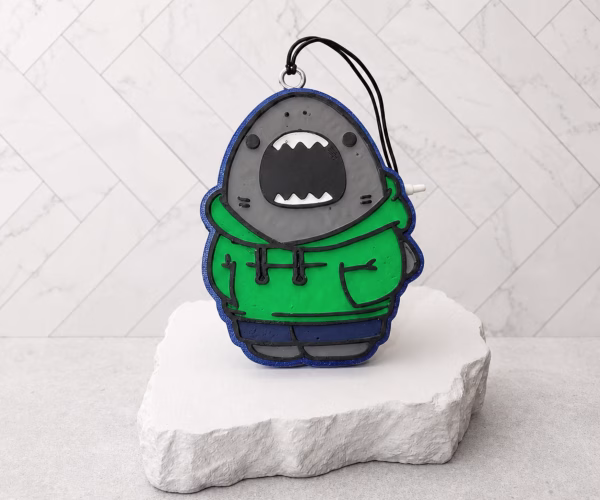 Shark Hoodie Car Freshie