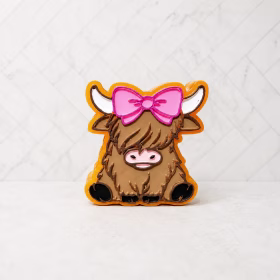Highland Cow Bow Vent Clip Freshie